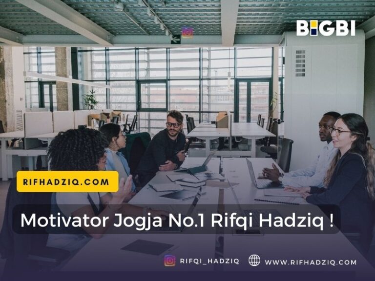 motivator jogja rifqi hadziq untuk perusahaan dan sdm